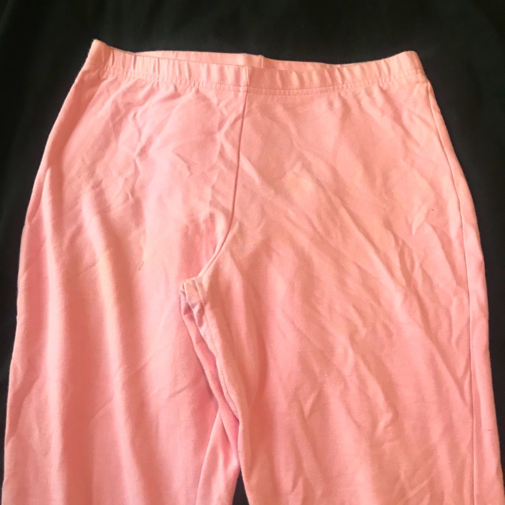 Pink yoga pants